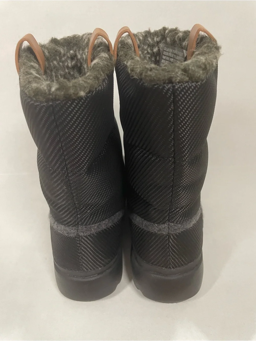 CLARKS | Tri Aspen GoreTex GTX Women's Black Winter Pull-On Fur-Lined Boots | 7